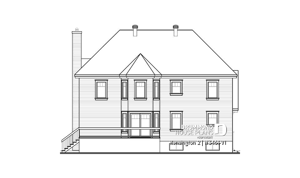 rear elevation - Kensington 2