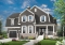 front - BASE MODEL - Barn style house plan, 5 bedrooms, master suite, fireplace, garage, kitchen with pantry and island - La Villa
