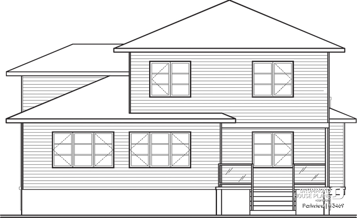 rear elevation - Parkview