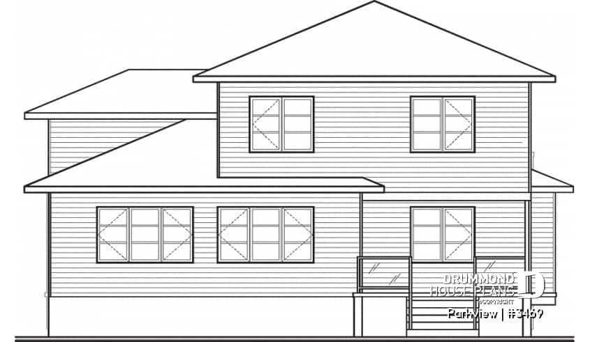 rear elevation - Parkview