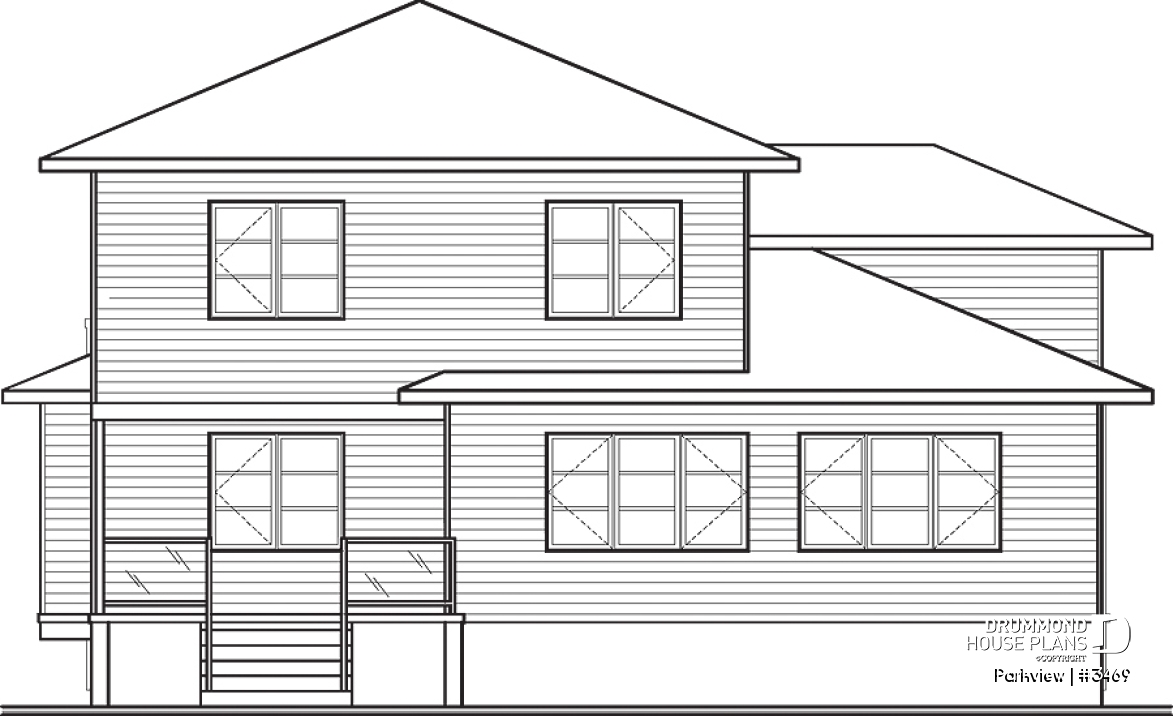 rear elevation - Parkview