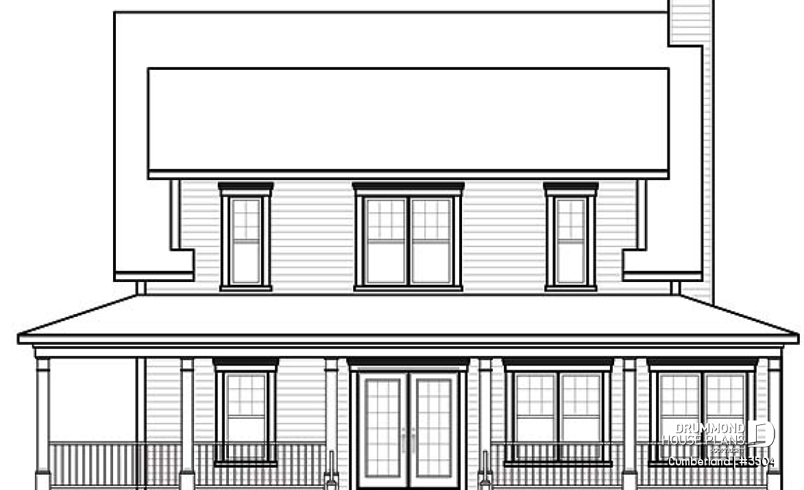 rear elevation - Cumberland