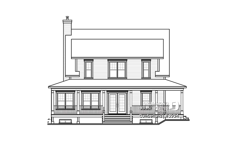 rear elevation - Cumberland