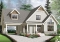 front - BASE MODEL - 2 to 4  bedroom country cottage house plan, carport, 2 living rooms, mezzanine, unfinished bonus room - Celeste 2