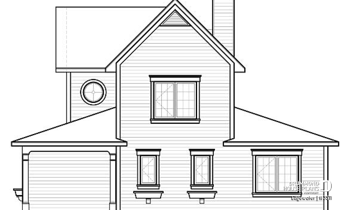 rear elevation - Edgewater