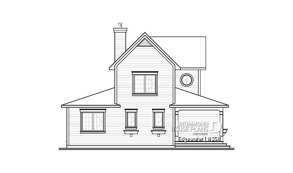 rear elevation - Edgewater