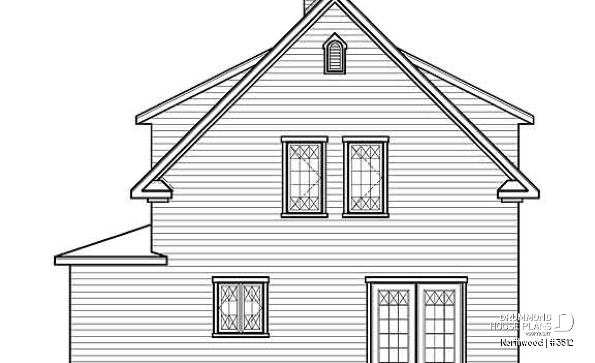 rear elevation - Northwood