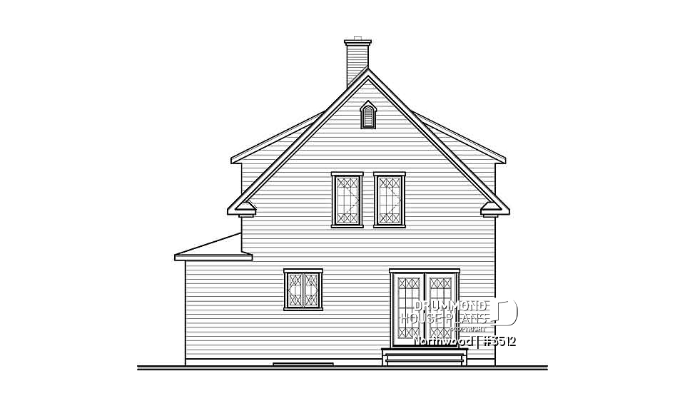 rear elevation - Northwood