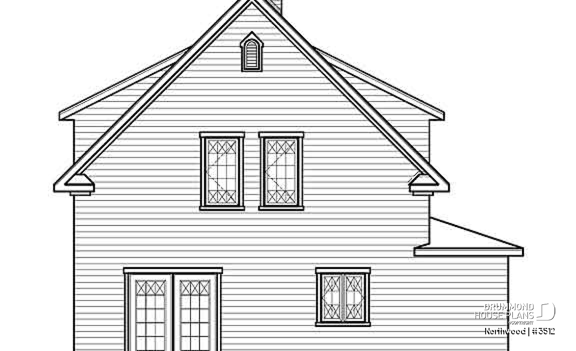 rear elevation - Northwood
