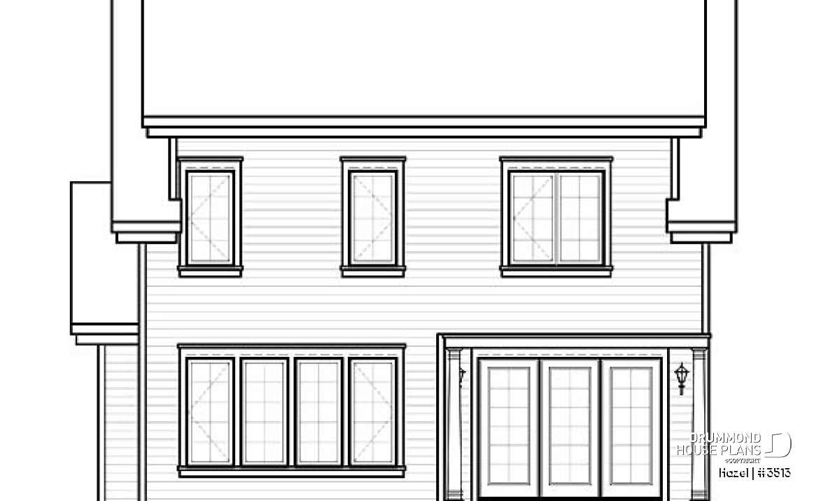 rear elevation - Hazel