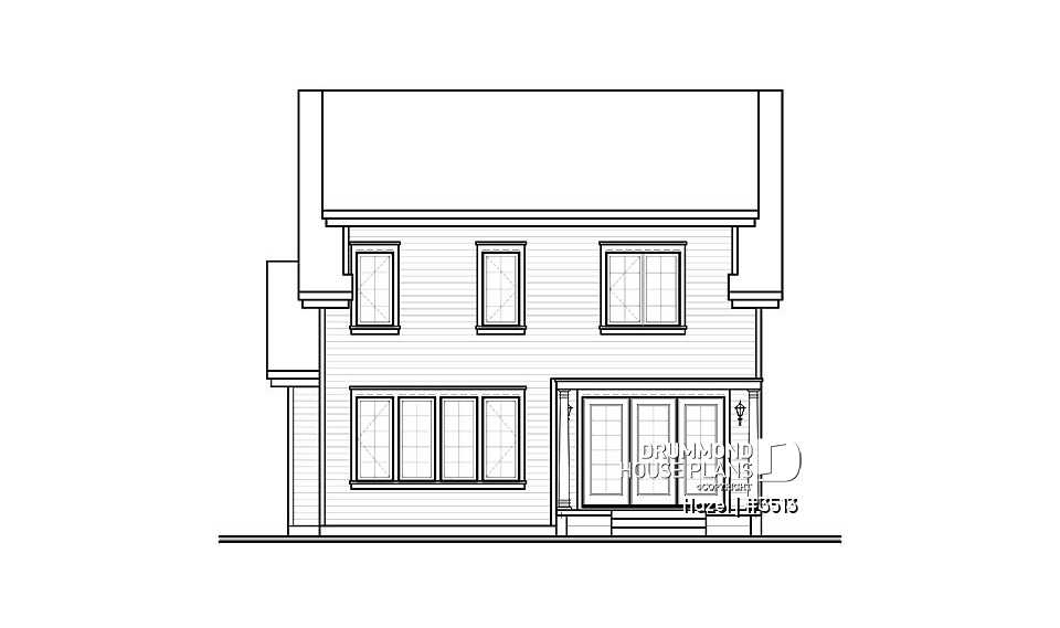 rear elevation - Hazel