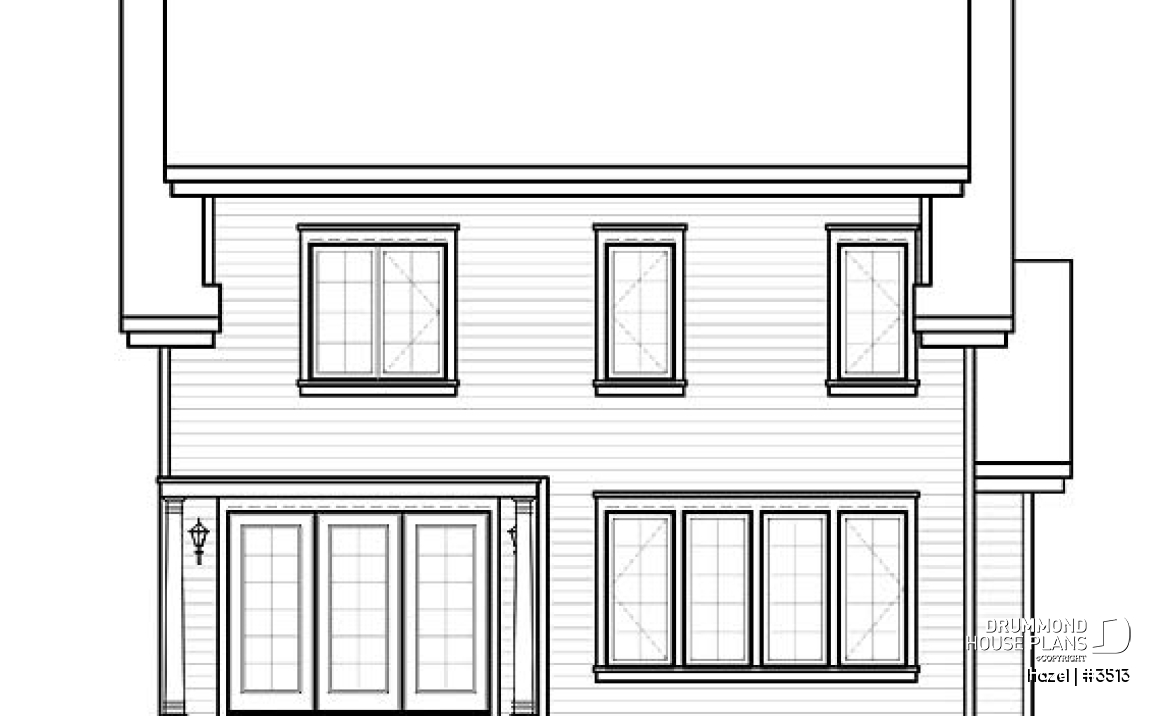 rear elevation - Hazel