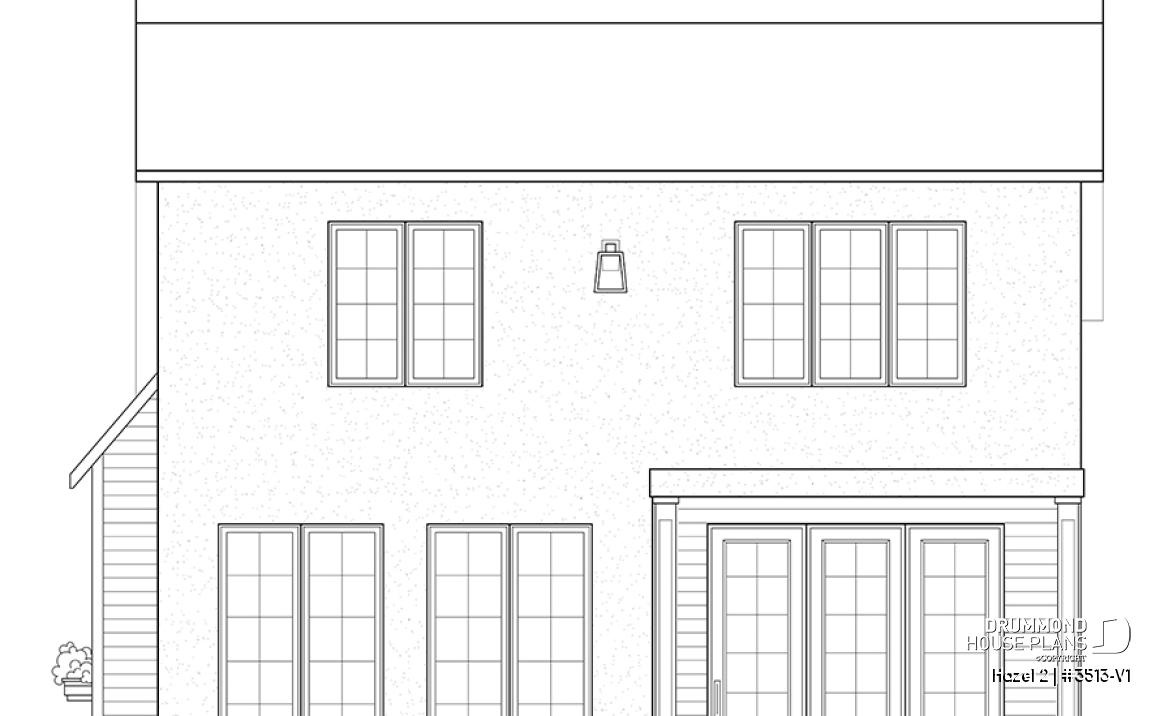 rear elevation - Hazel 2