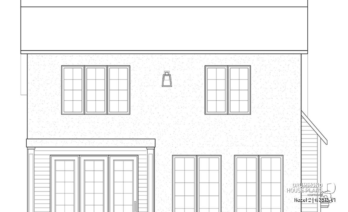rear elevation - Hazel 2