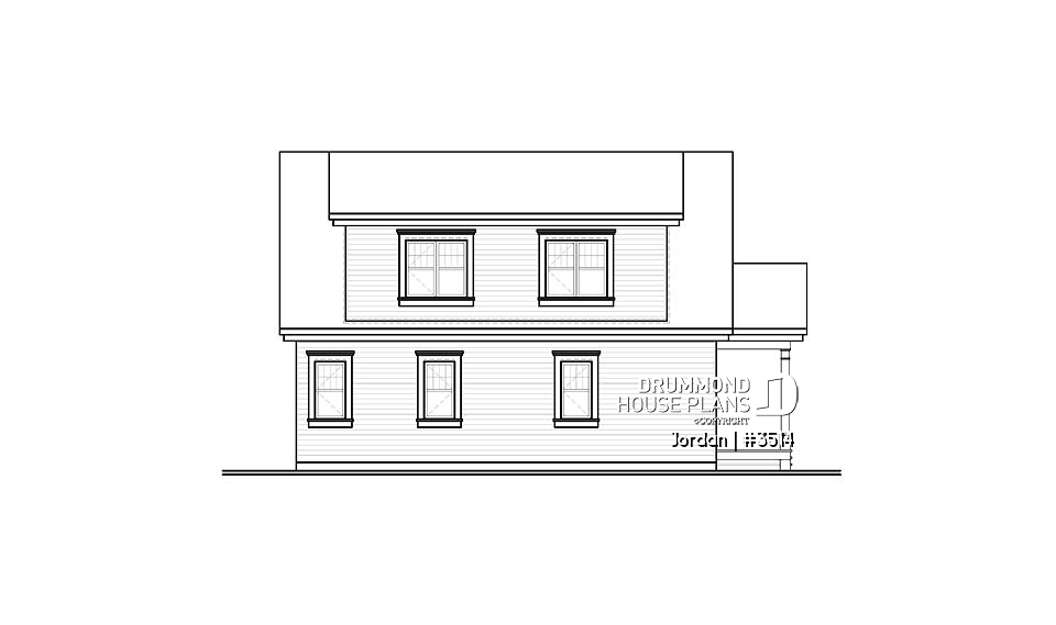 rear elevation - Jordan