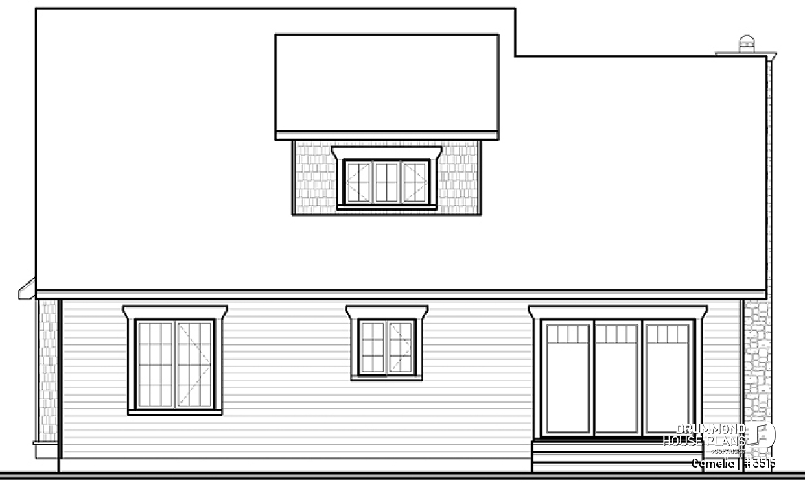 rear elevation - Cornelia