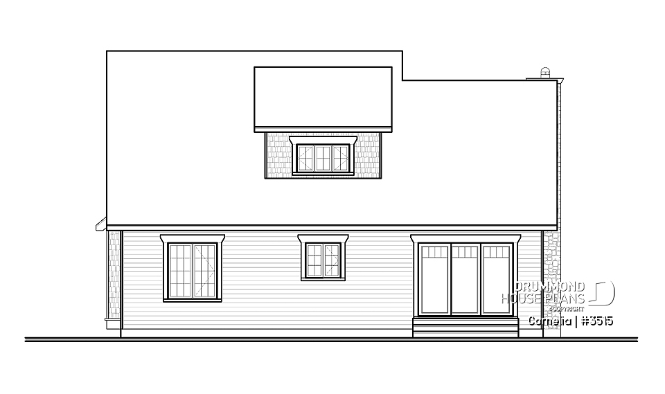 rear elevation - Cornelia