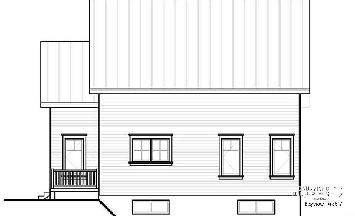 rear elevation - Bayview