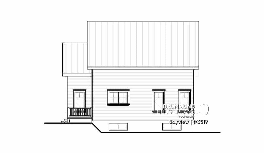 rear elevation - Bayview