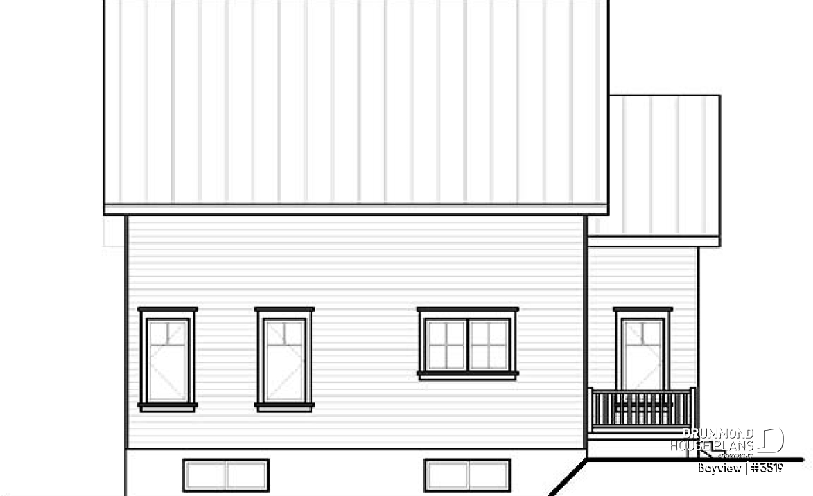 rear elevation - Bayview
