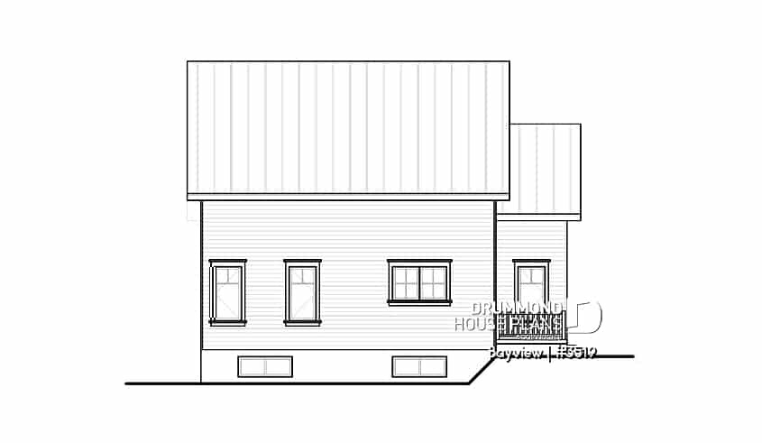 rear elevation - Bayview