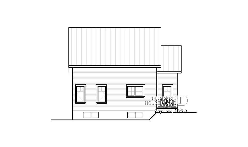 rear elevation - Bayview
