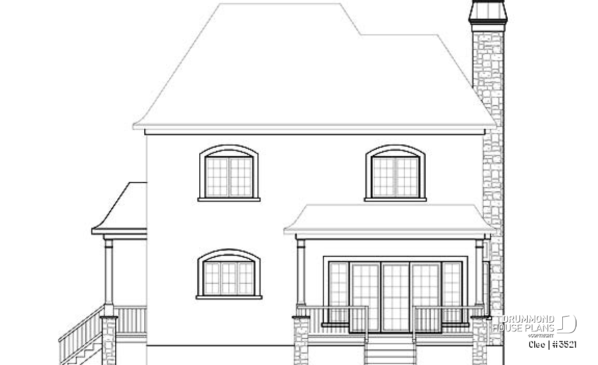 rear elevation - Cleo