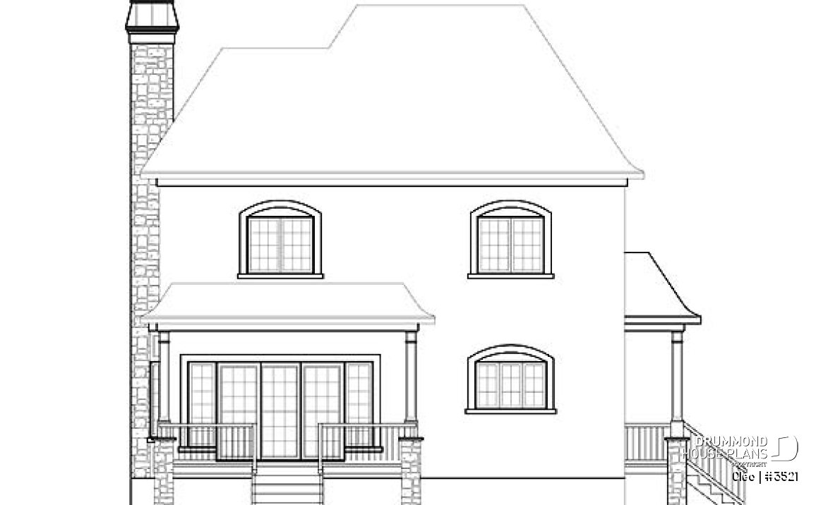 rear elevation - Cleo