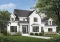 Color version 1 - Front - Large modern farmhouse with 4 master suites, large bonus room above 3-car garage, home office, 11' ceiling - Randolf
