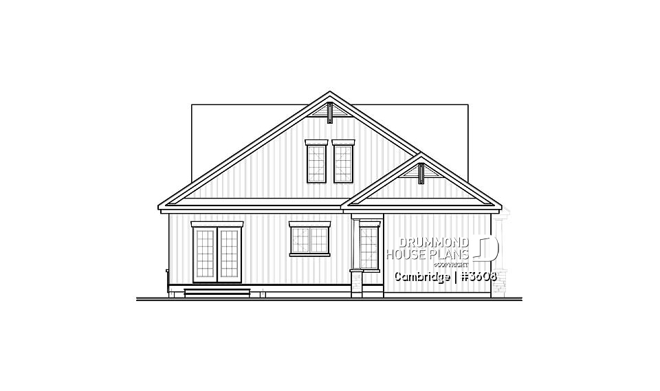 rear elevation - Cambridge