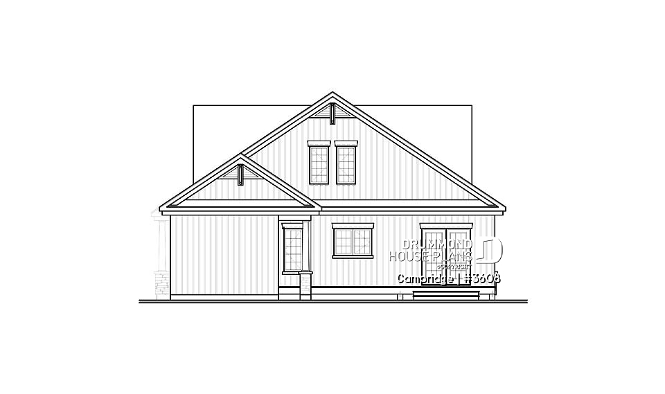 rear elevation - Cambridge