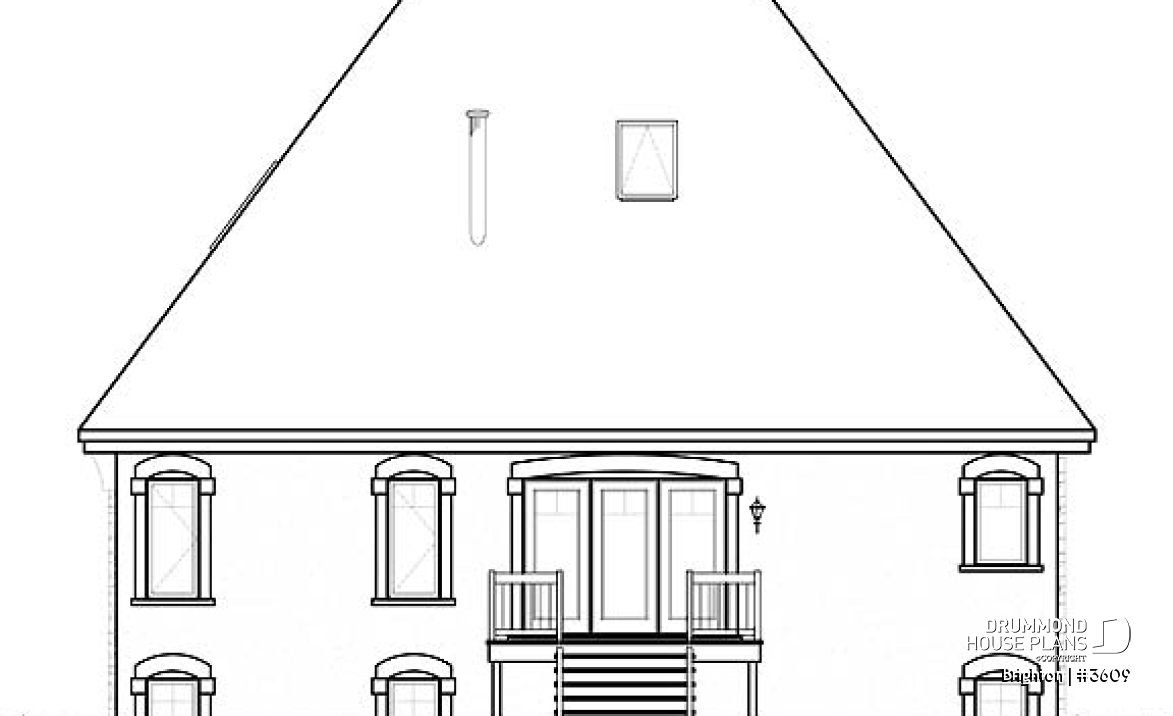 rear elevation - Brighton