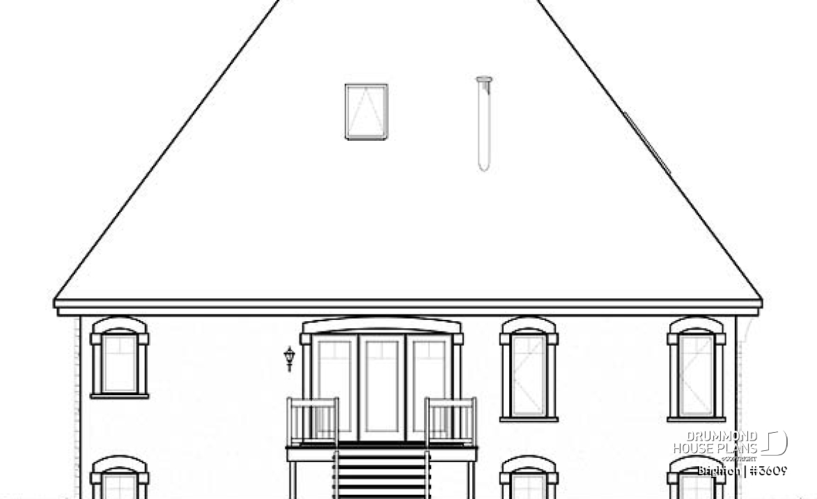 rear elevation - Brighton