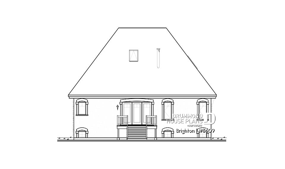 rear elevation - Brighton