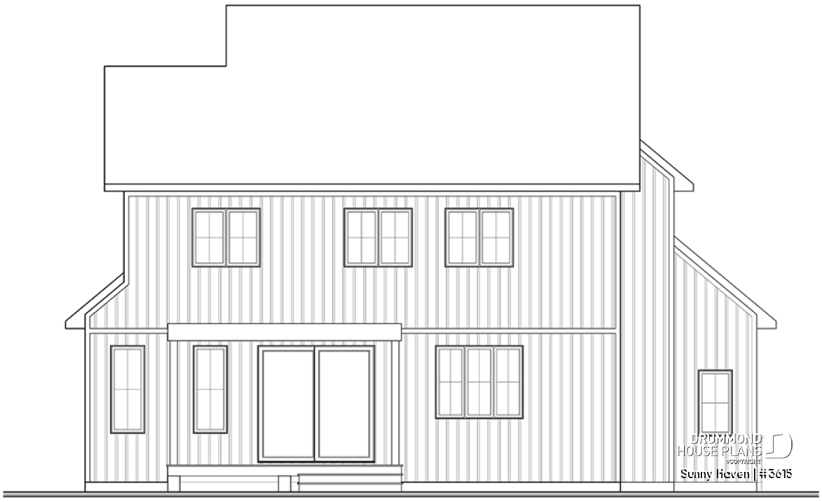 rear elevation - Sunny Haven