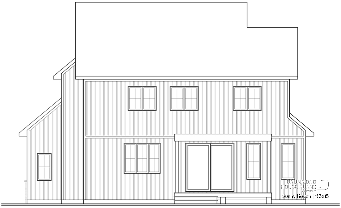 rear elevation - Sunny Haven