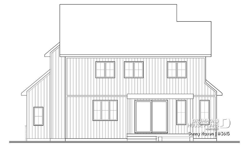rear elevation - Sunny Haven