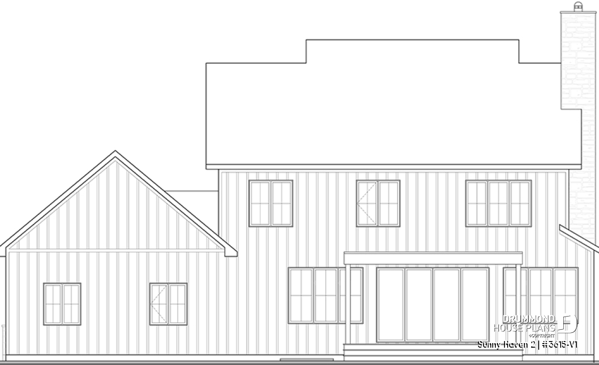 rear elevation - Sunny Haven 2