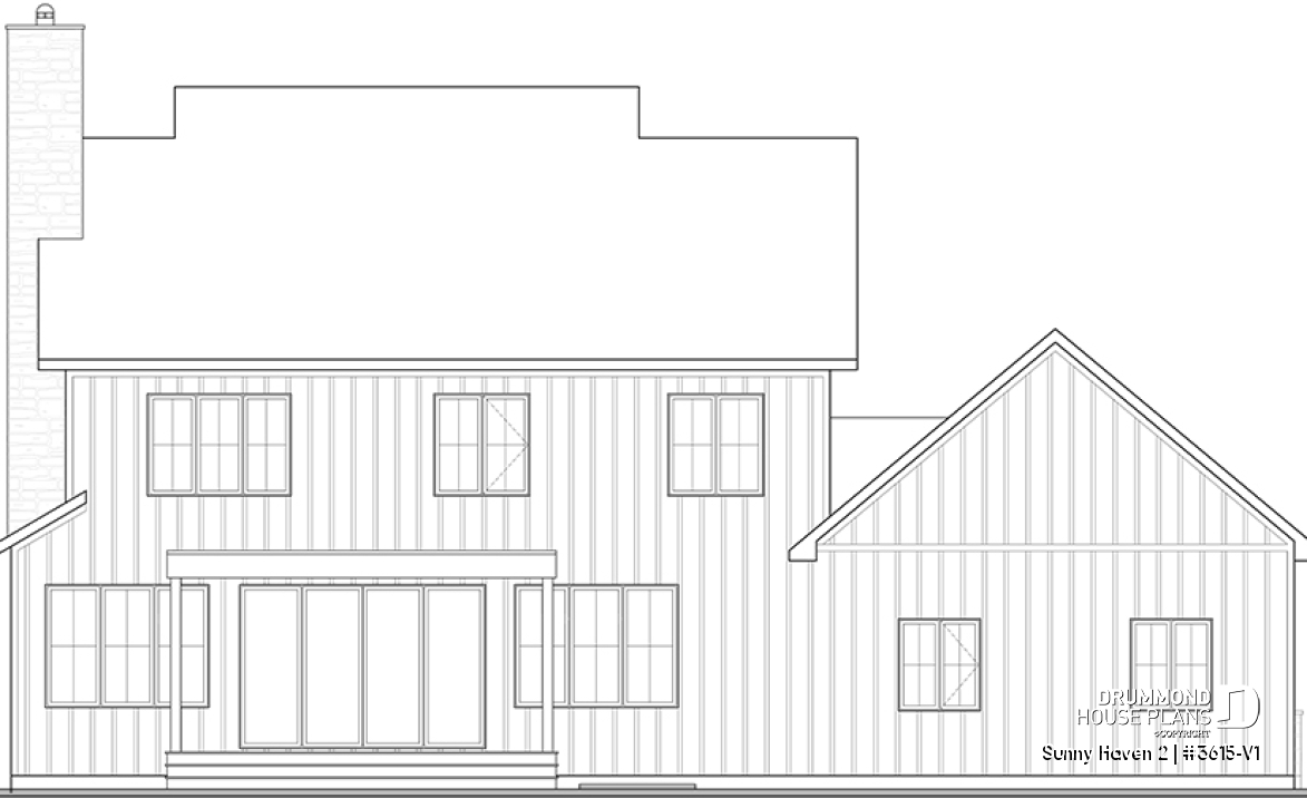 rear elevation - Sunny Haven 2