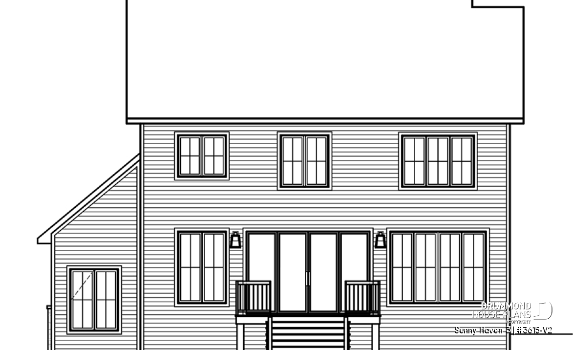 rear elevation - Sunny Haven 3