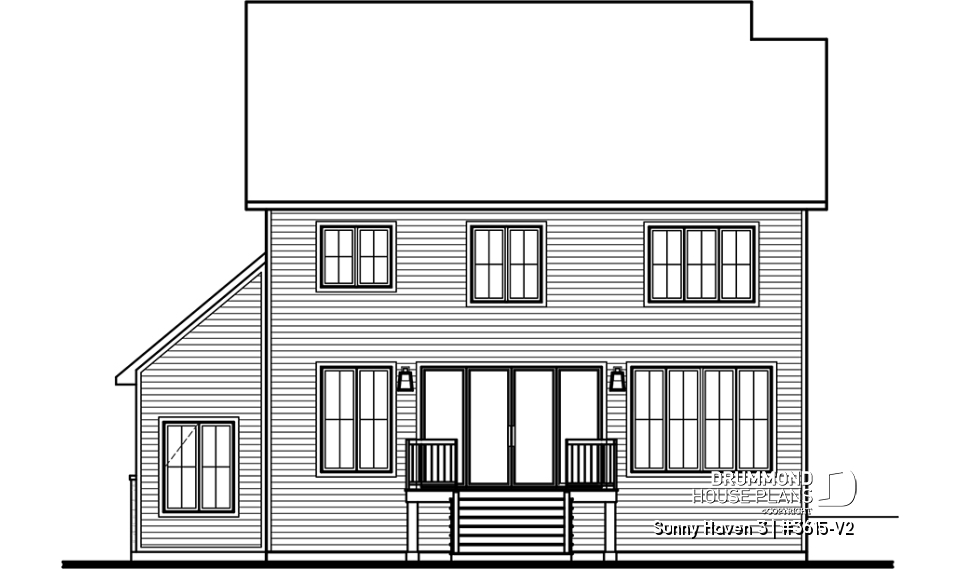 rear elevation - Sunny Haven 3