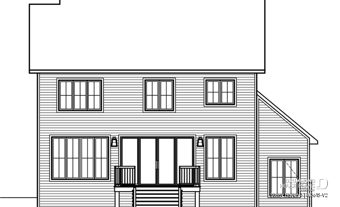 rear elevation - Sunny Haven 3