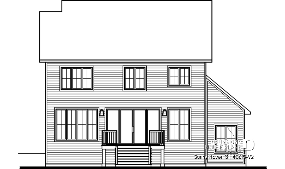 rear elevation - Sunny Haven 3