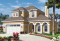 front - BASE MODEL - Spanish style home design, 4 to 5 bedrooms, master suite on main floor - Lana