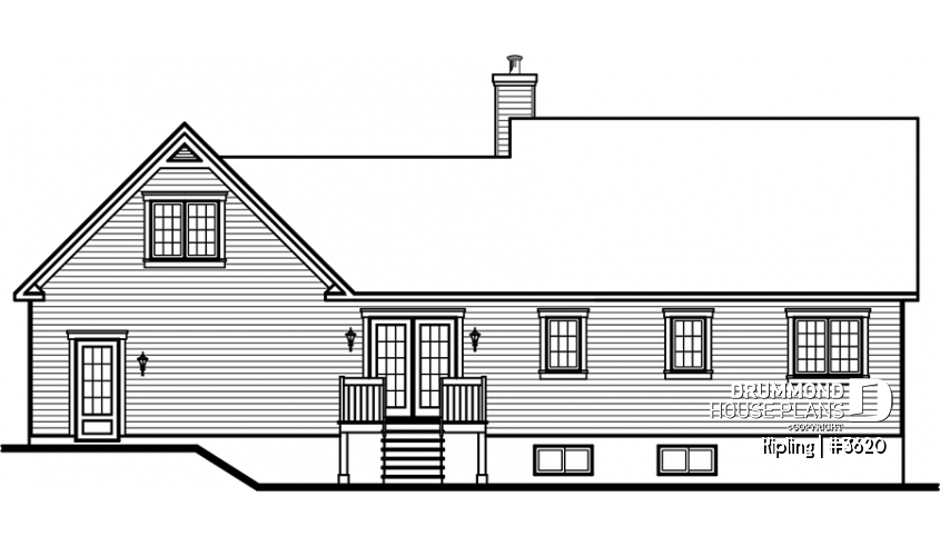 rear elevation - Kipling