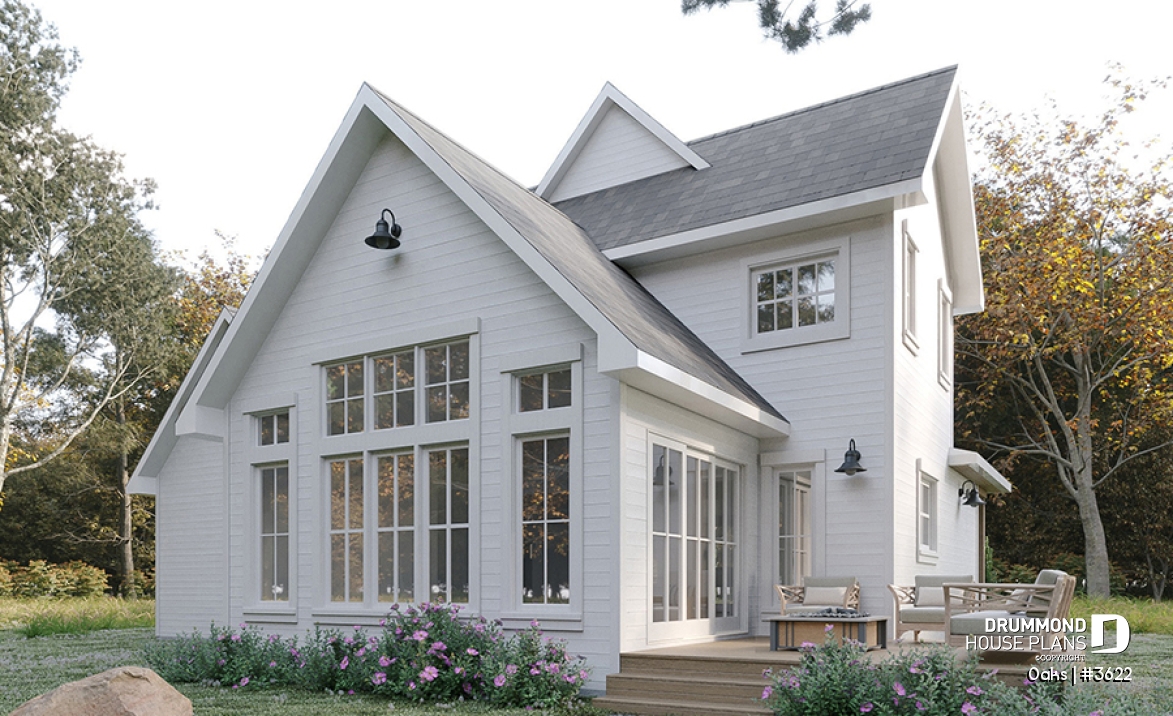 Rear view - BASE MODEL - Oaks