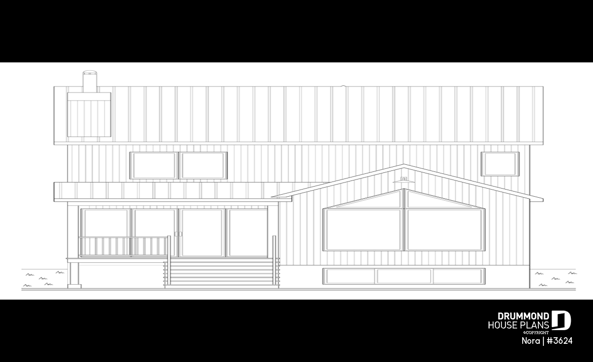 rear elevation - Nora