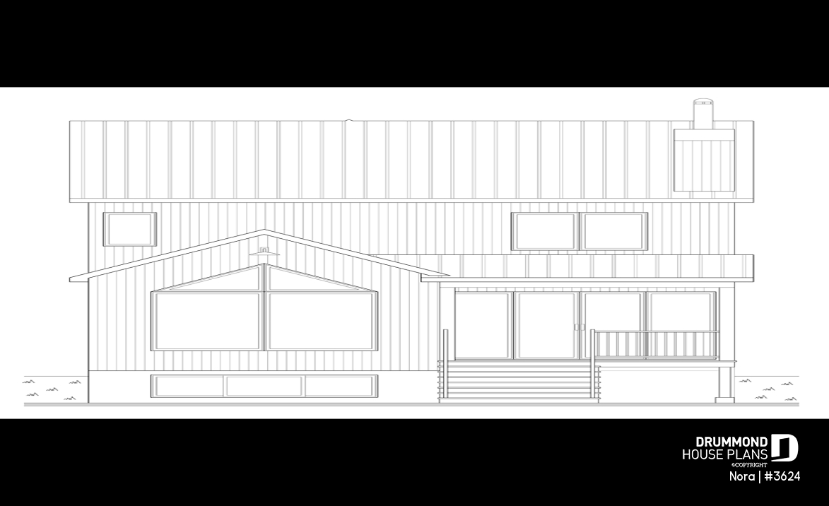 rear elevation - Nora
