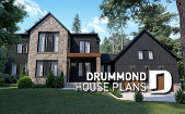 front - BASE MODEL - Modern Farmhouse home plan designed for Alicia Moffet, a popular Canadian singer! - Alicia