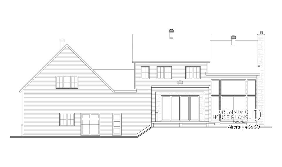 rear elevation - Alicia
